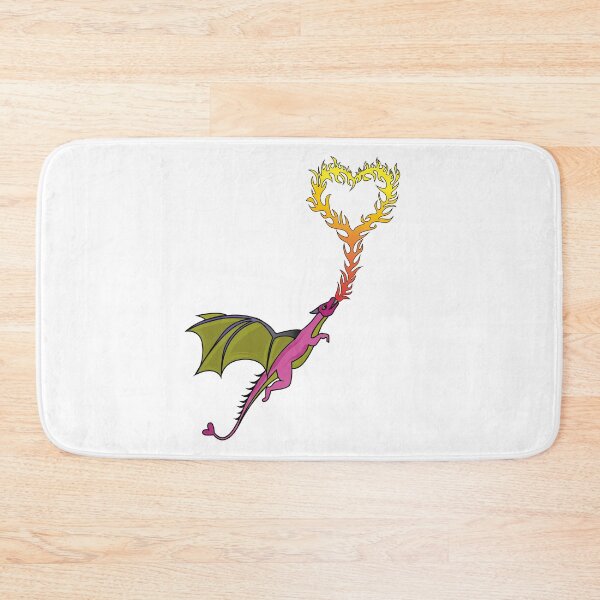 Item preview, Heart-Fire breathing dragon designed and sold by ThingsByNin.