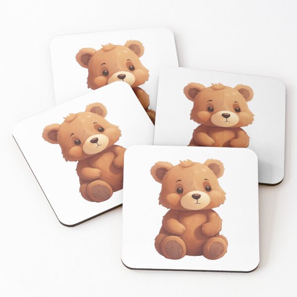 Item preview, Cartoon Style Cute Teddy Bear Toy Teddy Bear Cute Bear Sticker Art Prints and More designed and sold by Kevin Lou.