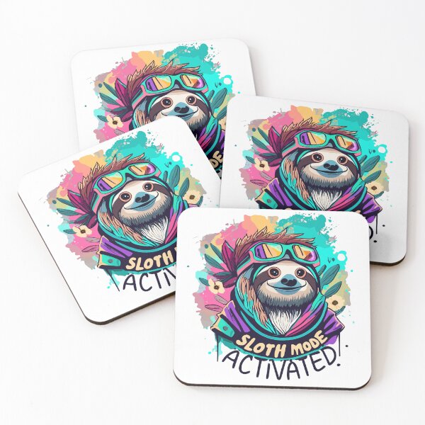 Item preview, Sloth Mode Activated designed and sold by ColorFlick.