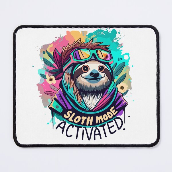 Item preview, Sloth Mode Activated designed and sold by ColorFlick.
