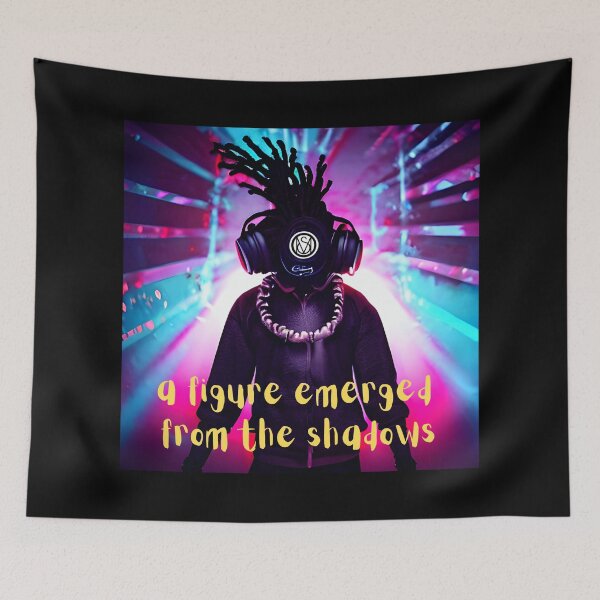 Item preview, A figure emerged from the shadows (Zed, the beatboxing alien)  designed and sold by thomashutchings.
