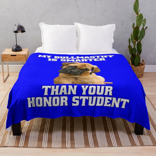 Item preview, Bullmastiff Dog Owner My Bullmastiff Is Smarter Than Your Honor Student designed and sold by fantasticdesign.