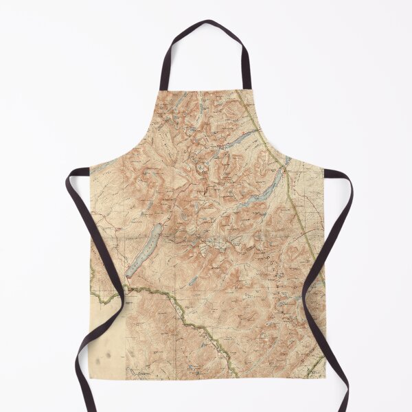 Item preview, Old Glacier National Park Map (1927) Vintage Montana Natural Reserve Atlas designed and sold by BravuraMedia.
