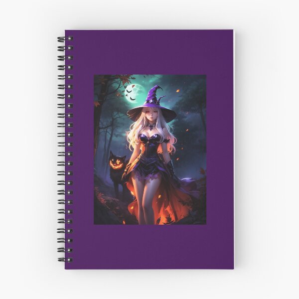 Item preview, Halloween witch with cat demon designed and sold by Exilyos-Arts.