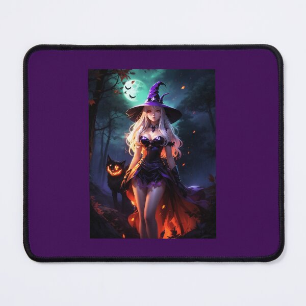 Item preview, Halloween witch with cat demon designed and sold by Exilyos-Arts.