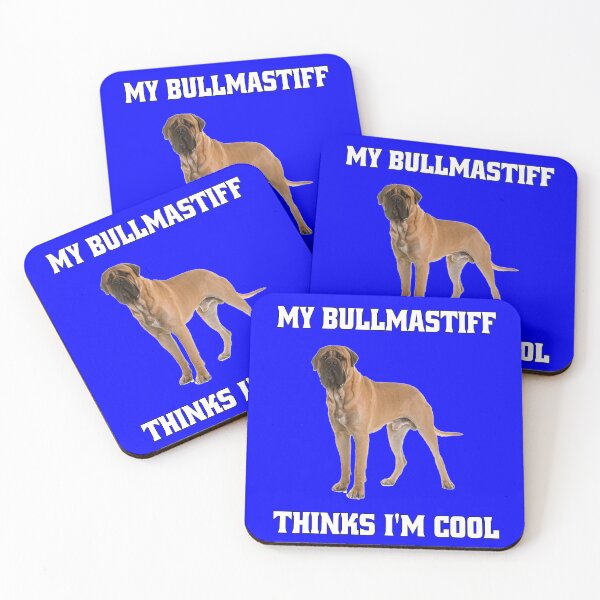 Artikelvorschau, Bullmastiff-Hundebesitzer Mein Bullmastiff findet mich cool! entworfen und verkauft von fantasticdesign.
