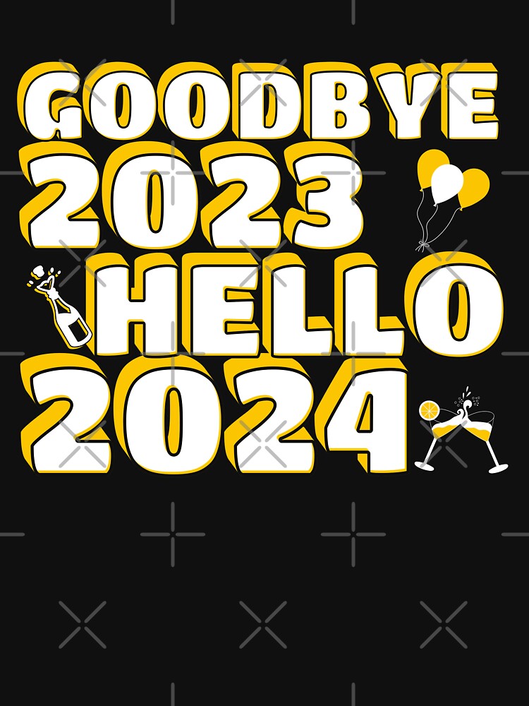 Disover Goodbye 2023 Hello 2024 Classic T-Shirt
