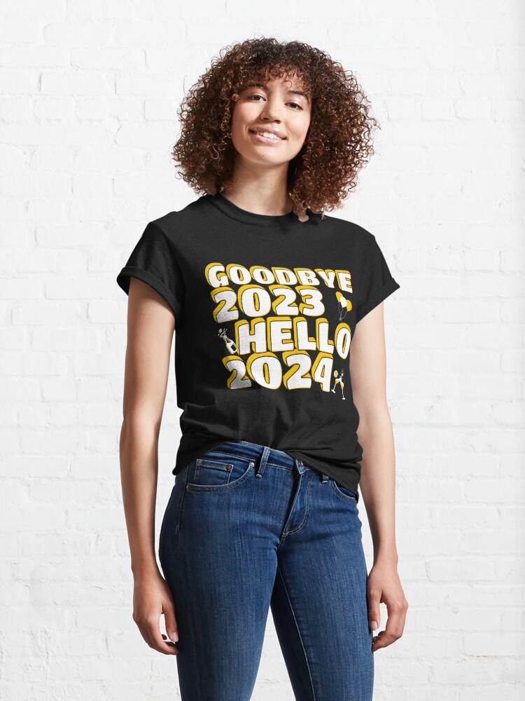 Disover Goodbye 2023 Hello 2024 Classic T-Shirt