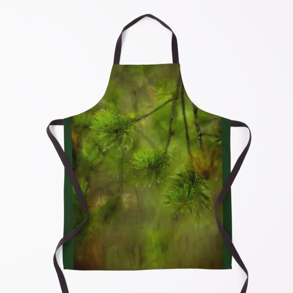 Item preview, Pine branches with water drops in the forest designed and sold by LiubovAvdeeva.