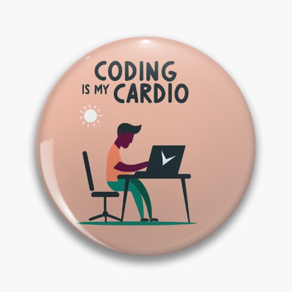 Item preview, Coding is my cardio designed and sold by RocketArtInd.