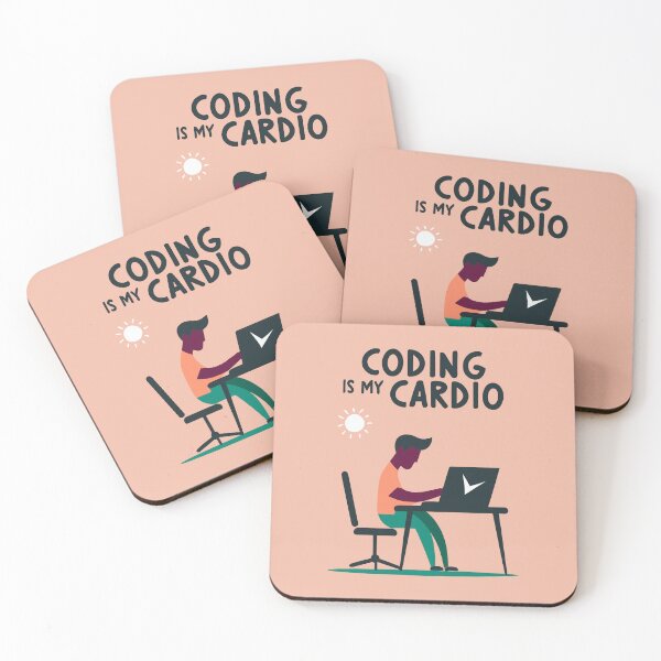 Item preview, Coding is my cardio designed and sold by RocketArtInd.