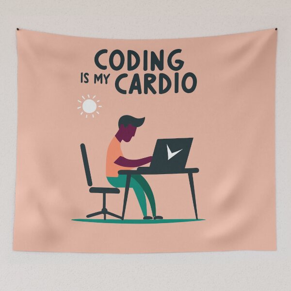 Item preview, Coding is my cardio designed and sold by RocketArtInd.