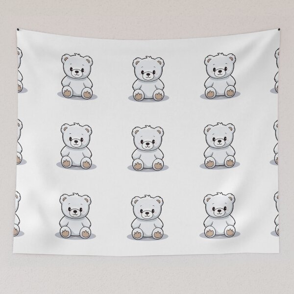 Item preview, Style Cute Teddy Bear Toy Teddy Bear Cute Bear Sticker Art Prints and More designed and sold by Kevin Lou.