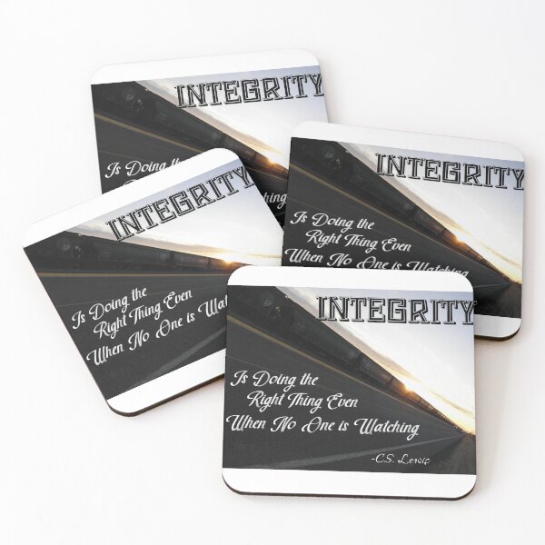 Item preview, Integrity Quote designed and sold by Eclectic Gold.