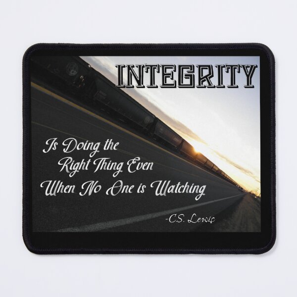Item preview, Integrity Quote designed and sold by Eclectic Gold.