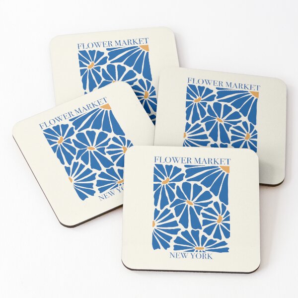 Item preview, Blue Flower market pastel New York  designed and sold by NirHevlin.