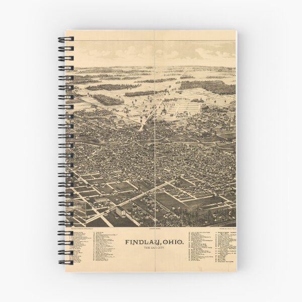 Item preview, Findlay, Ohio (1889) designed and sold by allhistory.