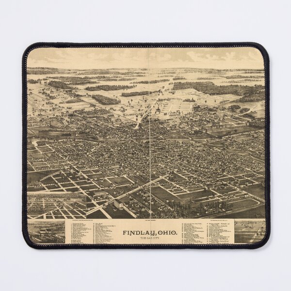 Item preview, Findlay, Ohio (1889) designed and sold by allhistory.