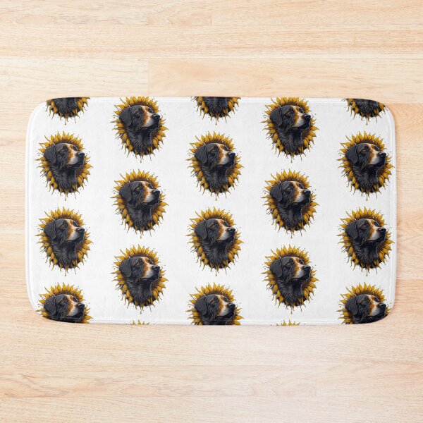 Item preview, Dog face surrounded by yellow leaves designed and sold by BaliamShop.