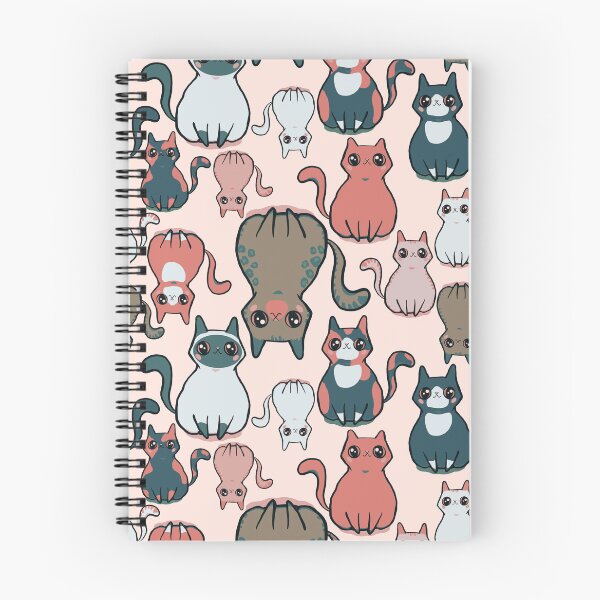 Item preview, Kitty Pattern, Boho Color Vibe designed and sold by makell-creates.
