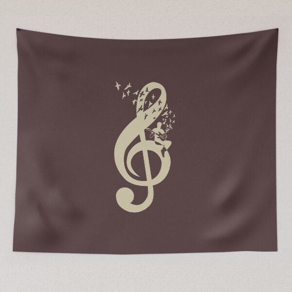 Item preview, Treble Clef -  Music Electric Guitar - Vintage designed and sold by barmalisiRTB.