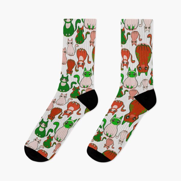 Item preview, Kitty Pattern, Christmas Vibe designed and sold by makell-creates.