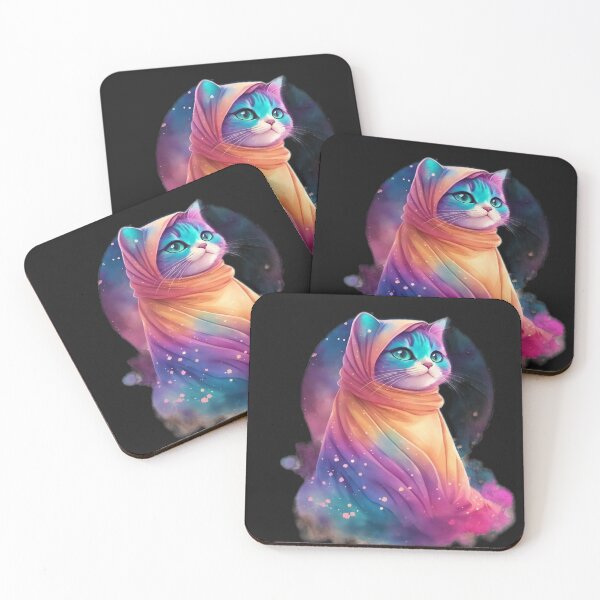 Item preview, Cute Cat in Hijab - A Lovely and Modest Design designed and sold by alaa-mously.