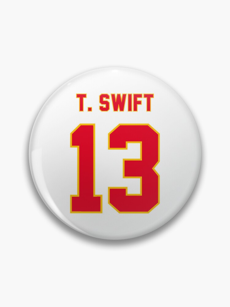 Taylor Swift Travis Kelce Jersey Pin for Sale by Livijh