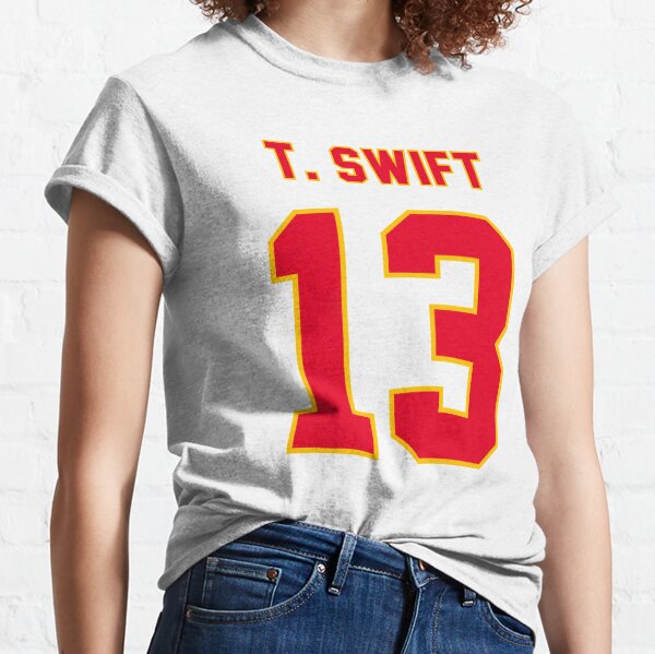 Taylor Swift 13 Chiefs Jersey Sticker for Sale by yorkvilleprints