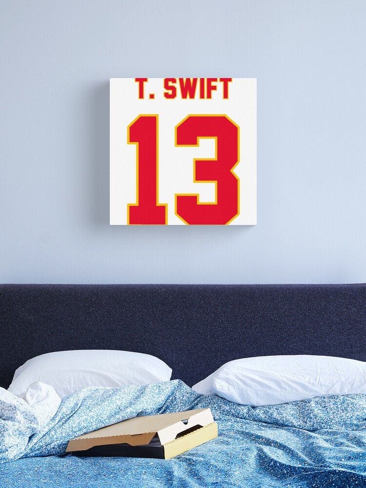 Taylor Swift Travis Kelce Chiefs Canvas Print for Sale by SpursOnShirts