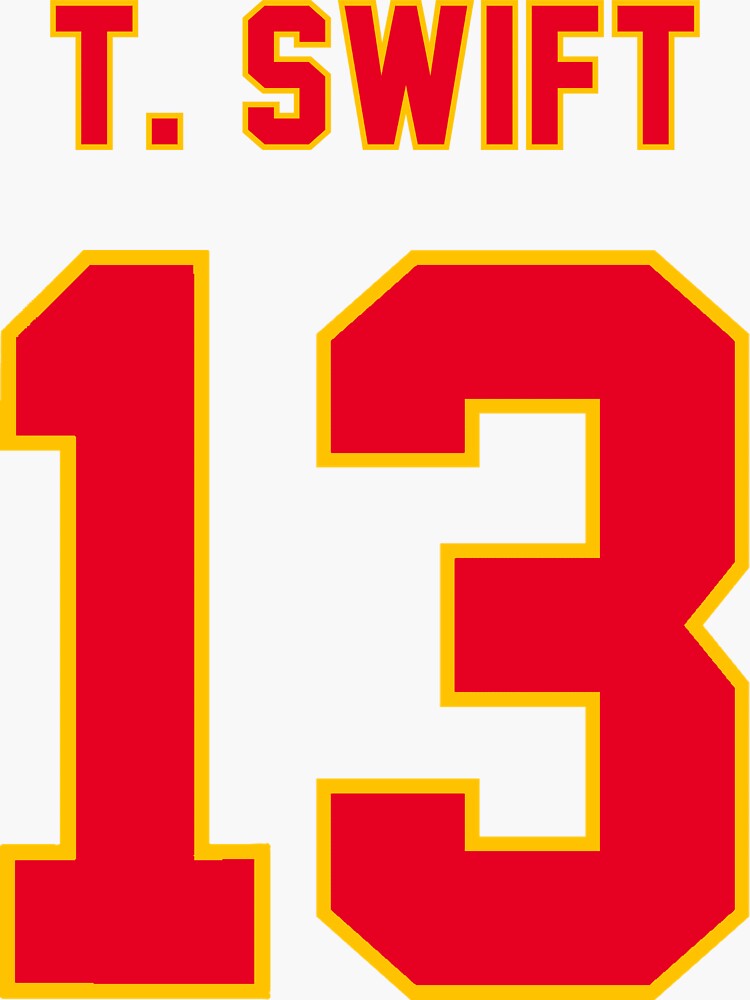 Taylor Swift Travis Kelce Chiefs' Sticker for Sale by