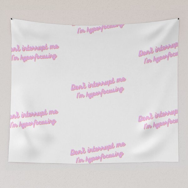 Item preview, don't intererput me, I'm hyperfocusing designed and sold by audhdmuslimah.