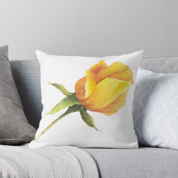 Item preview, Yellow Single Rose with Stem designed and sold by MarshaHDennis.