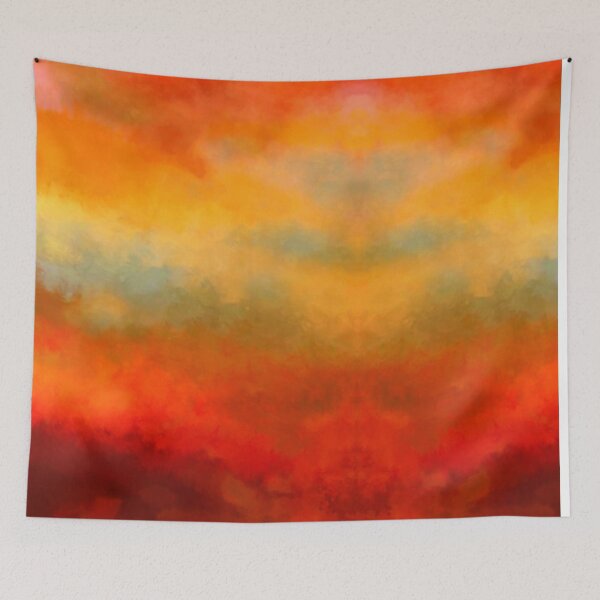 Item preview, Sunset Colors Throw Pillow designed and sold by William63.