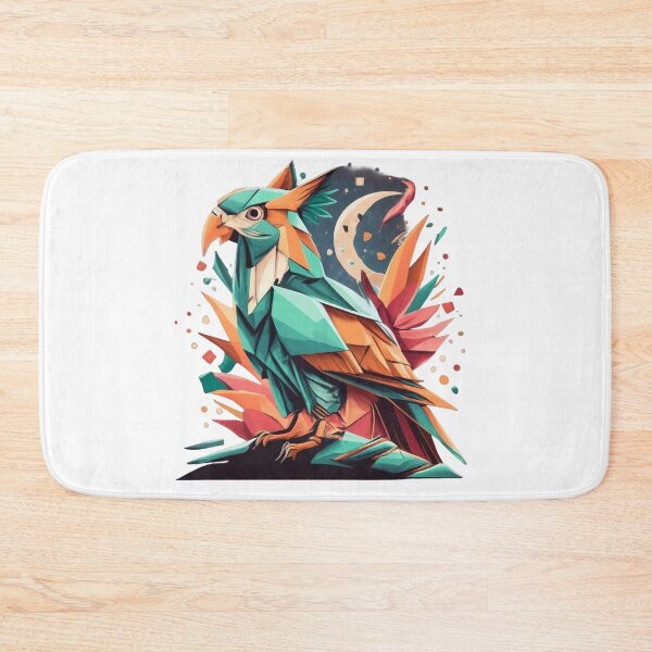 Item preview, A beautiful majestic colourful bird origami style designed and sold by Aktio  Design.