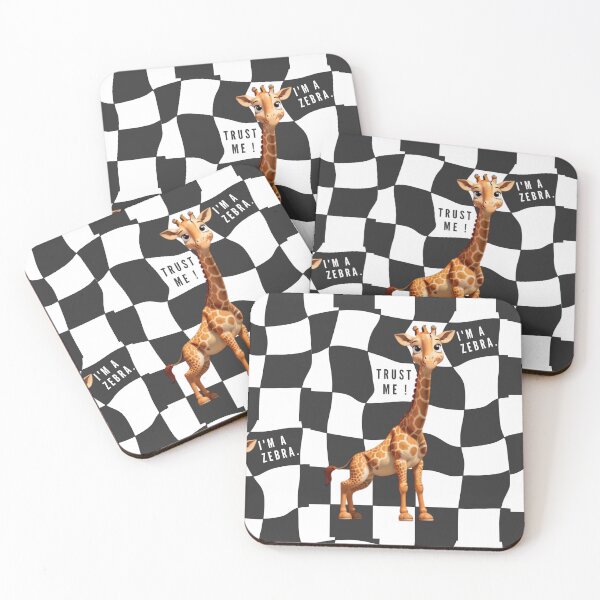 Item preview, Giraffe,Trust me, I'm a zebra. designed and sold by Teenidesign .