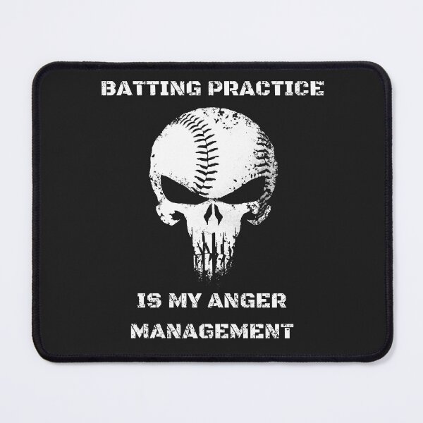 Item preview, Batting Practice is my anger management for baseball or softball players designed and sold by HammerPen.