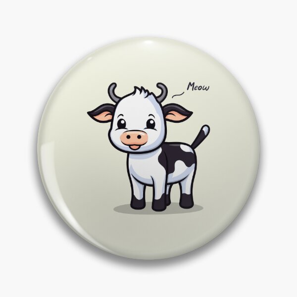 Item preview, Confused Cow Meowing designed and sold by MadSwellDesigns.