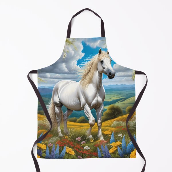 Item preview, A Graceful White Horse designed and sold by deepakrode7.