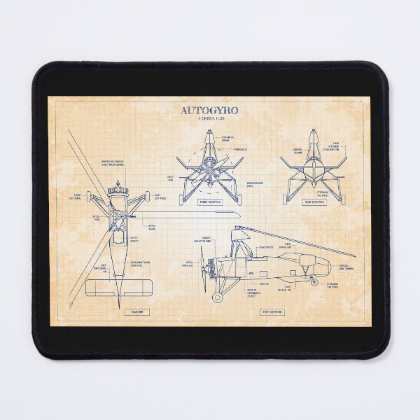 Item preview, Autogyro: Cierva C.30 (Old Blue Grid) designed and sold by BGALAXY.