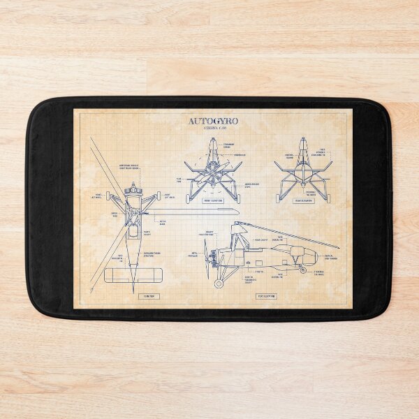 Item preview, Autogyro: Cierva C.30 (Old Blue Grid) designed and sold by BGALAXY.
