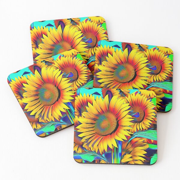Item preview, Sunflowers 3 designed and sold by blackwhiteblue.