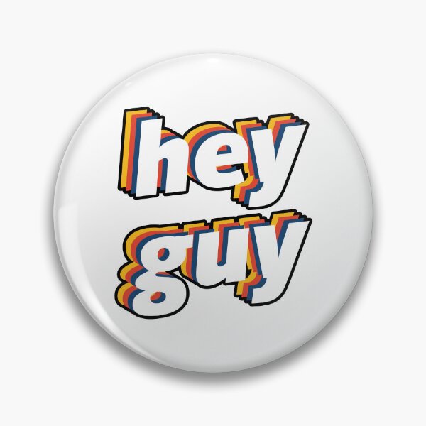 Item preview, drew gooden merch hey guy stacked logo designed and sold by mechova-jehla.