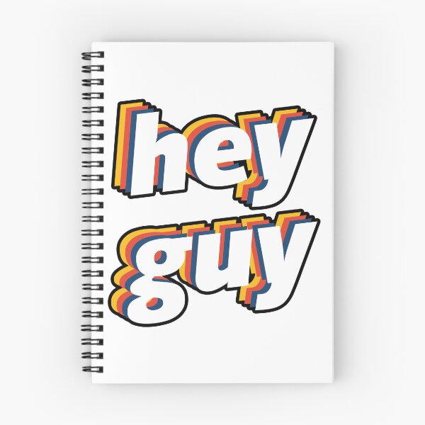 Item preview, drew gooden merch hey guy stacked logo designed and sold by mechova-jehla.