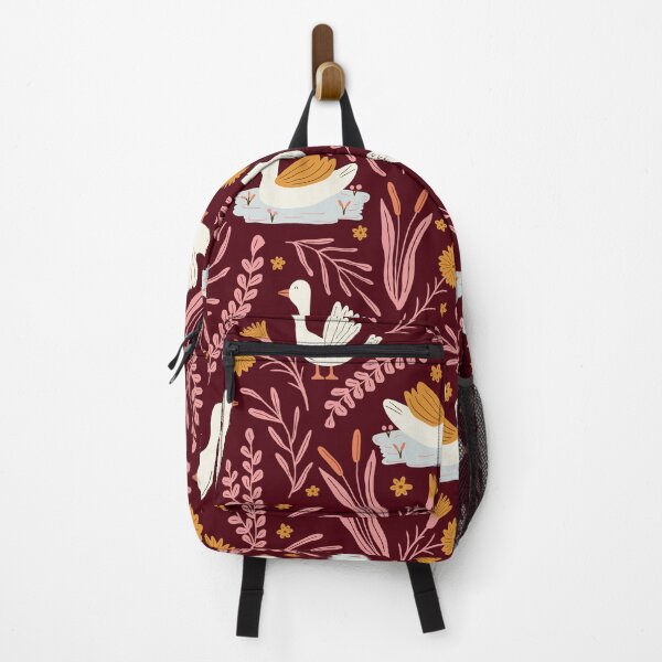 Item preview, Duck lake in maroon designed and sold by Illustrated by Nat.