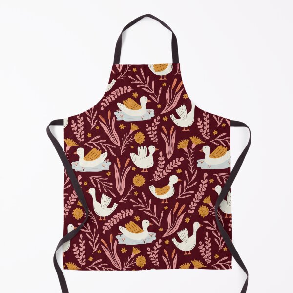 Item preview, Duck lake in maroon designed and sold by Illustrated by Nat.