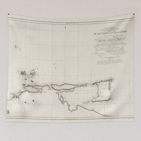 Item preview, Vintage Map of Trinidad and South America (1816) designed and sold by BravuraMedia.