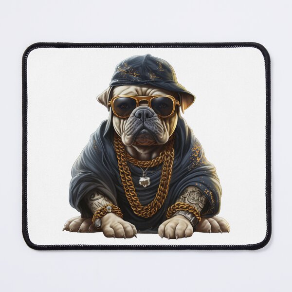 Item preview, Cool bulldog with tattoos designed and sold by Raskal-Print.
