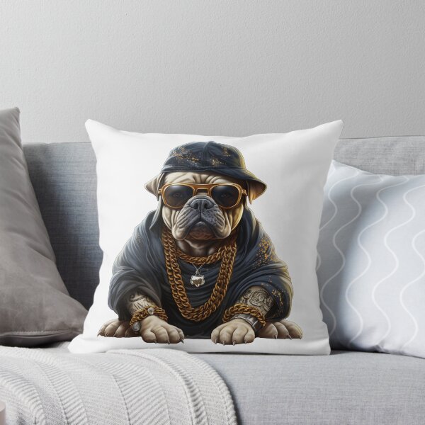 Item preview, Cool bulldog with tattoos designed and sold by Raskal-Print.