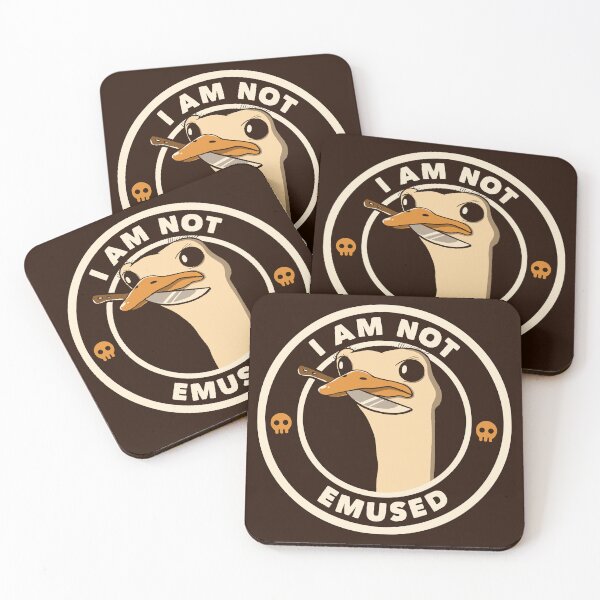 Item preview, I Am Not Emused Funny Emu by Tobe Fonseca designed and sold by Tobe Fonseca®.